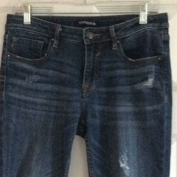 Vigoss Jagger Distressed Skinny Jeans, Size 29 - Picture 3 of 10